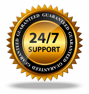 24/7 support guarantee