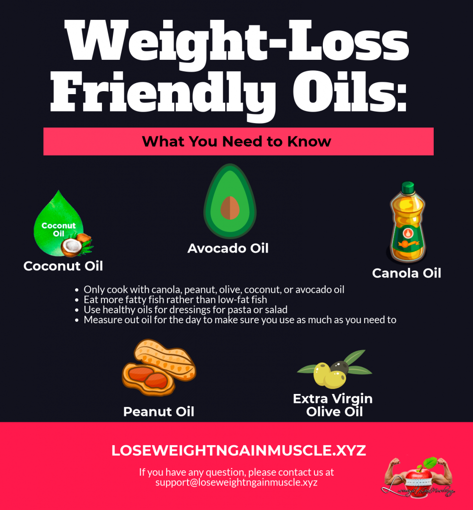 weight loss friendly oils