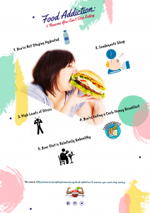 food addiction 5 reasons you cant stop eating (infographic)