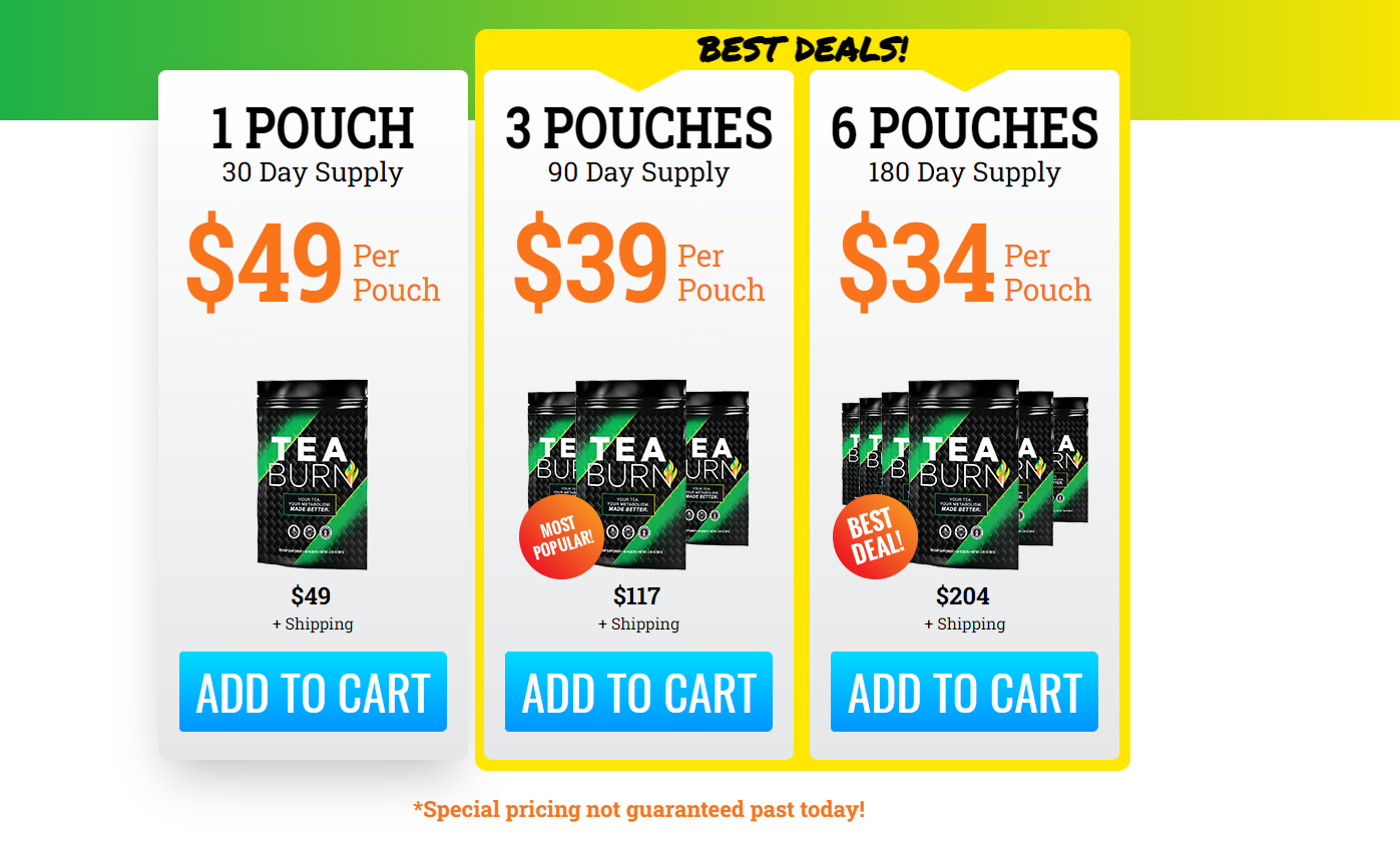 Tea Burn Price